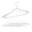 Clothes hangers 10pcs, gray/silver color