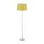Floor lamp 148.5x40cm., silver/yellow color
