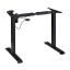Height-adjustable table frame 71x121cm., black