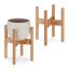Set of 2 flower stands 35.5x37.5cm., light brown