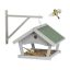 Bird feeder 35x42.5x40.5cm., white/dark green