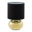 Table lamp 27.5x18cm., black/gold color