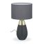 Table lamp 49x28cm., dark gray/gray/gold color