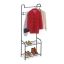 Clothes rack with shelves 173x60x31cm., black