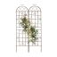 Set of 2 garden grills 220x52x2cm., light brown