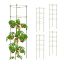 Set of 5 garden trellis 90x28cm., green