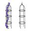 Set of 2 garden grills "Tower" 100x25cm., black