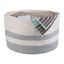 Foldable bag 35x55cm., white/gray