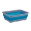 Foldable bag 12x37x27cm., blue/white