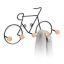 Coat rack 20x33x7cm., black/light brown