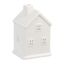Candle holder "House" 12x7.5x6cm., white color