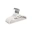 Plastic hangers, 20 pcs, white