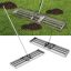 Lawn rake 106x25x170cm., silver color