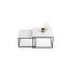 Stolik kawowy Twin 70x70x42cm / 60x60x36 cm, czarny