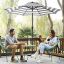 Parasol składany Ø 265 cm z korbą GPU009B01