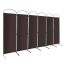 Screen 331x51x188cm., brown color