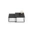 Stolik kawowy w betonowym designie Twin 70x70x42cm / 60x60x36 cm, czarny