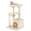 Scratching post 50x50x85cm., beige