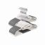 Hanger set 50 pcs., white/gray
