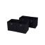 Box set, 4 pieces, black