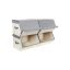 Metal frame storage box set, 4 pcs.