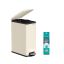 SONGMICS Automatic Trash Can, 50 l, Sand, 51.6 × 64.8 × 25.5 cm