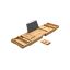 Bamboo bathroom shelf / tray 109 cm