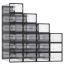 SONGMICS Shoe Storage Boxes, 18 pcs, for shoes up to size 44, 33.1 × 23 × 14 cm