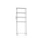 Bathroom shelf 30x63x176cm., silver color