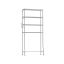 Bathroom shelf 30x83x176cm., silver color