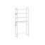 Bathroom shelf 26x63x185cm., white
