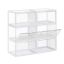 Shoe boxes 6 pcs. up to size 46, transparent