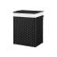 Laundry basket, black