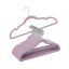 Velvet clothes hangers 30 pcs., purple