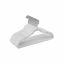 Velvet clothes hangers 30 pcs., white