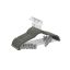 Clothes hangers 10pcs, silver/gray