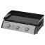 Grill gazowy Outsunny 61x48,5x21cm., kolor czarno-srebrny