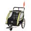 Przyczepka rowerowa dla dzieci Homcom 142x75x101cm., czarno/żółta