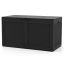 Garden storage box 111x56x61cm., black