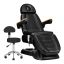 Electric beauty chair Sillon Lux 273B, with stool AM-304, Black