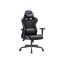 Ergonomic gaming chair, black