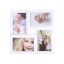 Collage for 4 photos, white