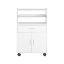 Kitchen cabinet 59x40x92cm., white/silver color
