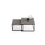 Stolik kawowy w kolorze betonu Twin 70x70x42cm / 60x60x36 cm, ciemnoszary
