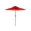 Parasol Ø 300 cm, czerwony