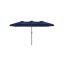 Parasol ogrodowy 245x460x270cm, czarno-granatowy