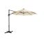 Parasol regulowany z oświetleniem LED Ø 300 cm, beżowy