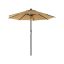 Parasol ogrodowy 270x240cm, beżowo-czarny