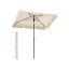 Parasol ogrodowy 245x230cm, kremowo-czarny