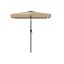 Parasol stojący prostokątny 200 x 150 cm ze stelażem, jasnobrązowy
